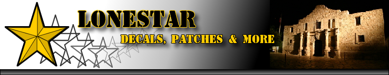Lonestar Decals, Patches and more